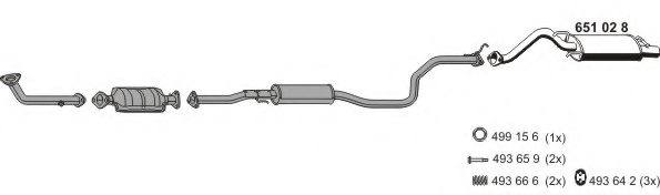 ERNST 140083 Exhaust System